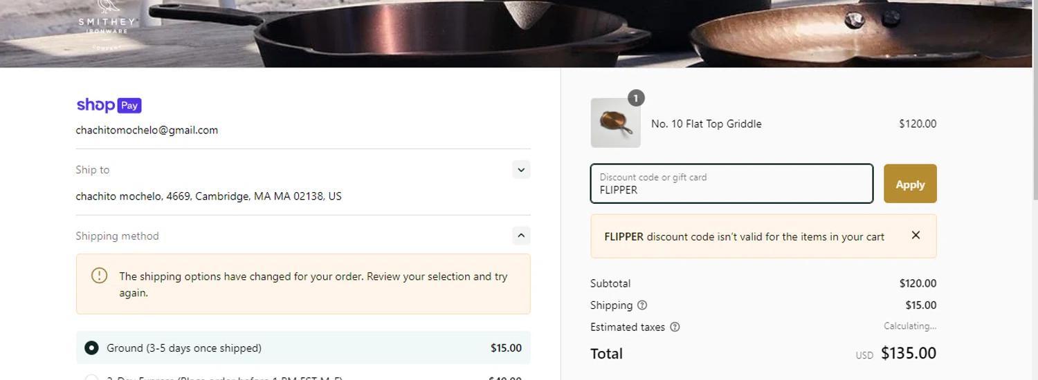 How to apply Smithey coupon code